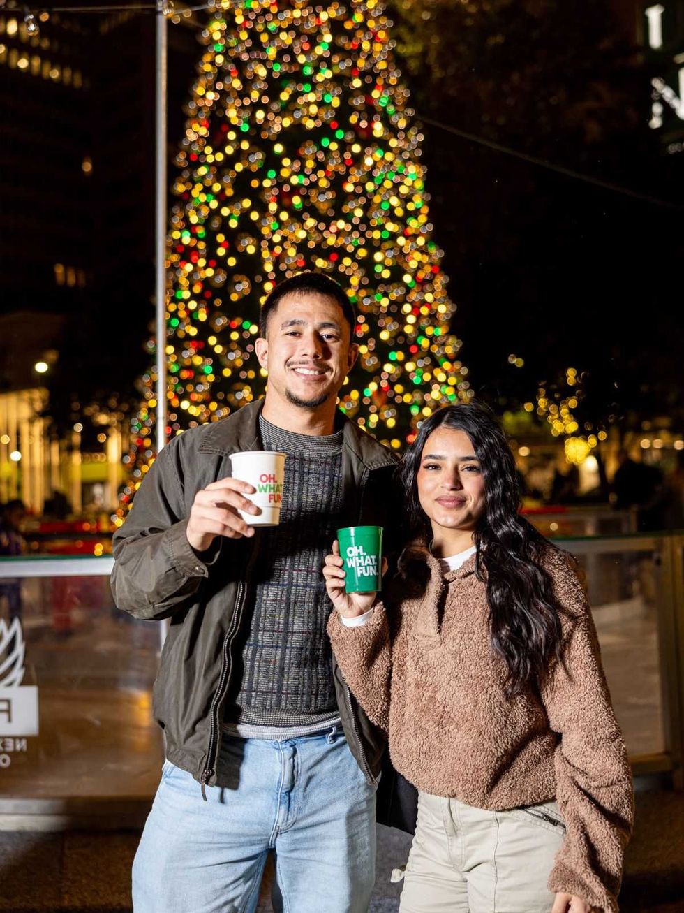 CultureMap City Rink tree lighting 2025