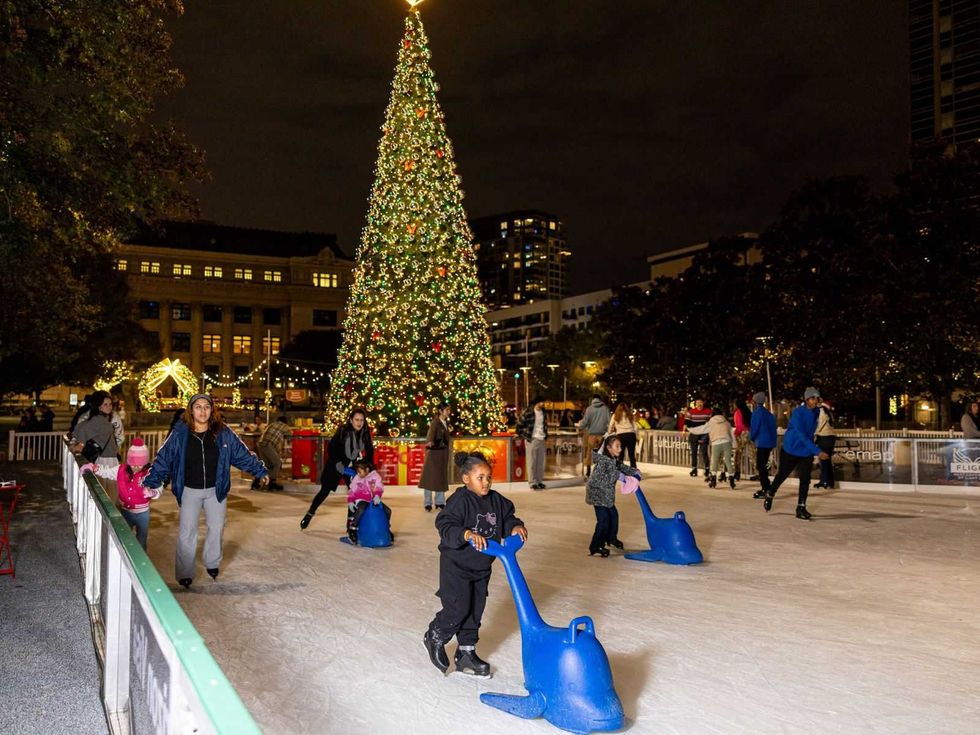 CultureMap City Rink tree lighting 2025