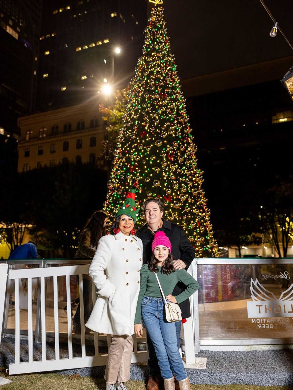 CultureMap City Rink tree lighting 2025