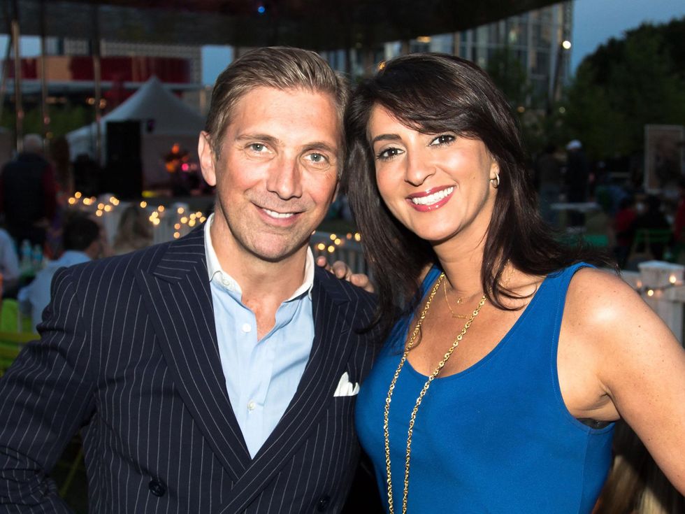 Curtis Gribble, Jennifer Strauss at Spring Fling