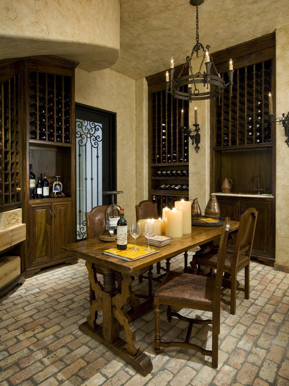 Custom wine room