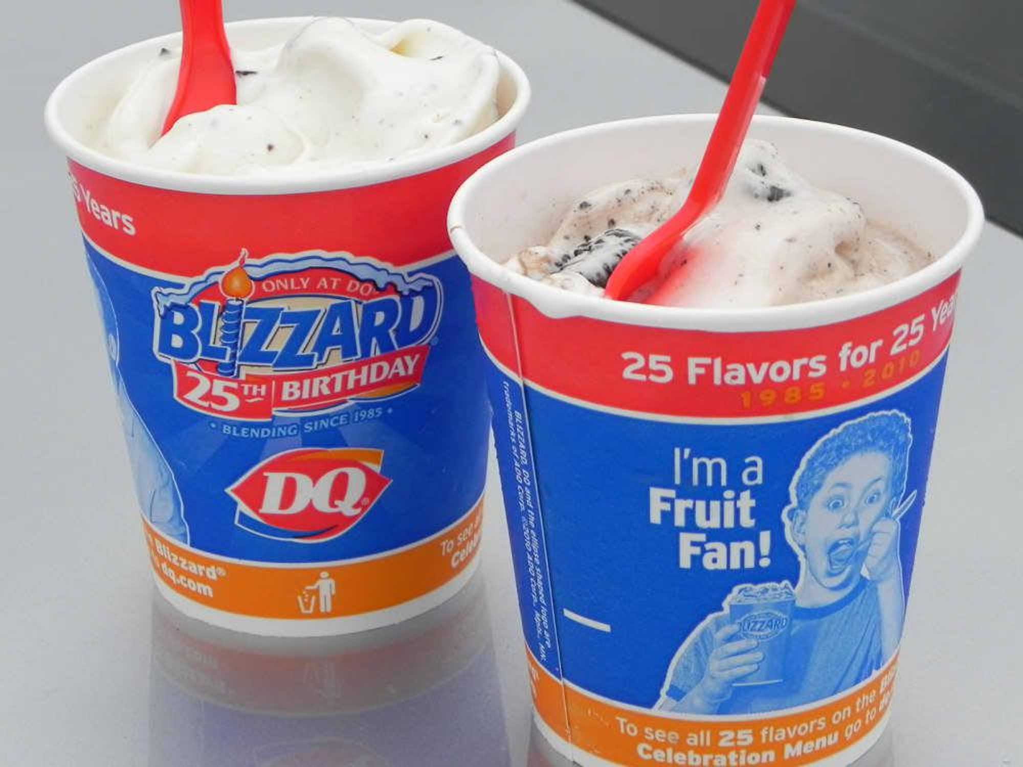 Dairy Queen, blizzard, ice cream