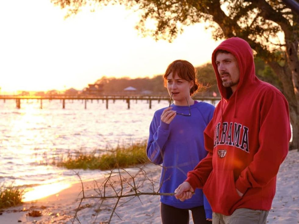 Dakota Johnson and Casey Affleck in Our Friend