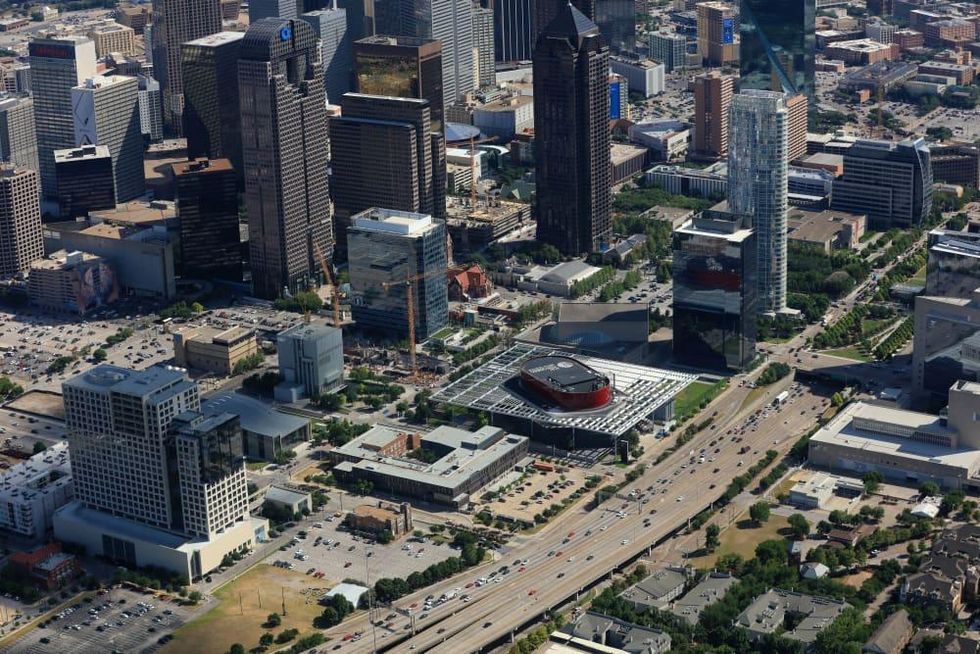 Dallas Arts District aerial