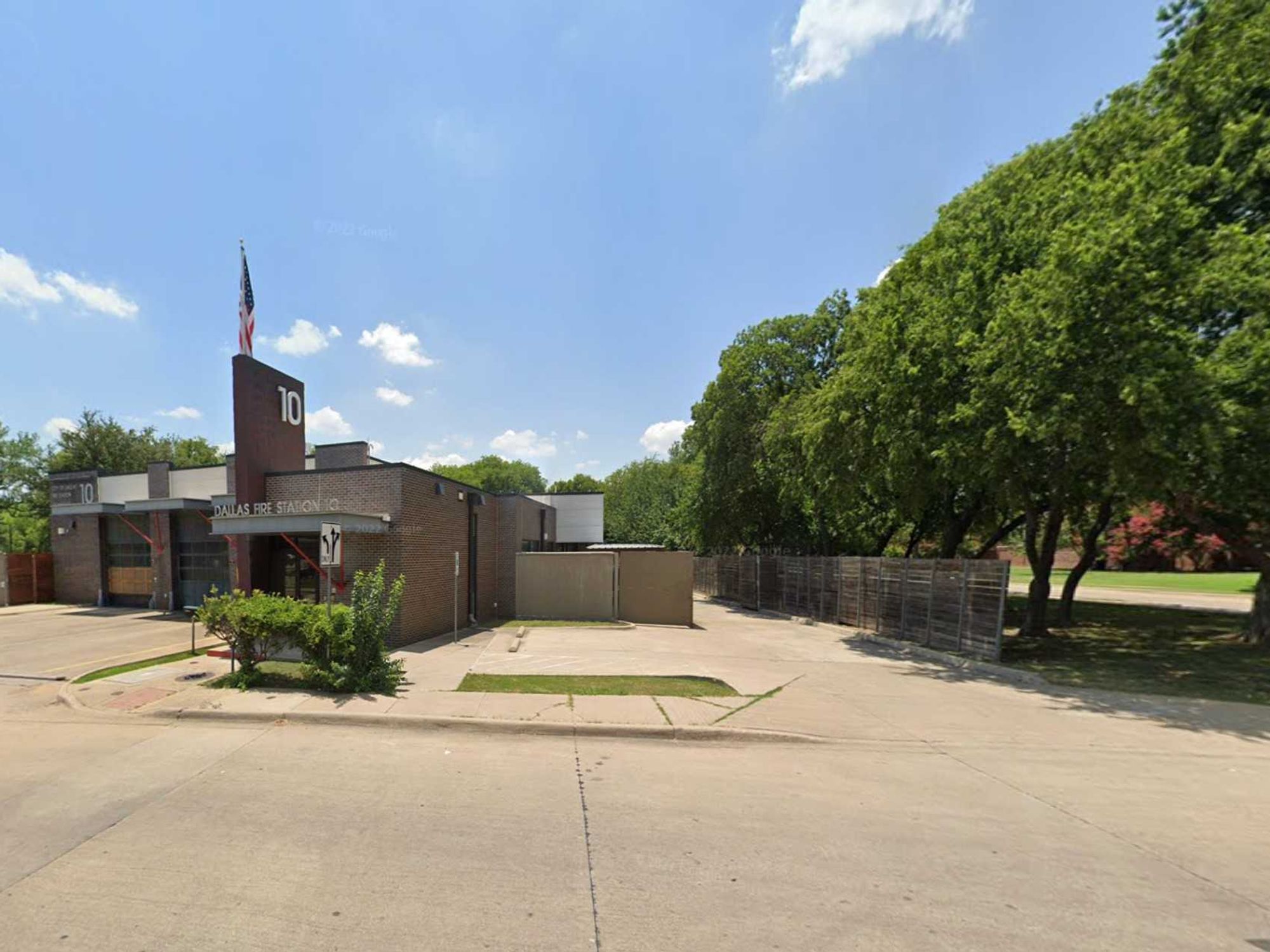 Dallas Fire Station 10 at 18201 Gibbons Dr.
