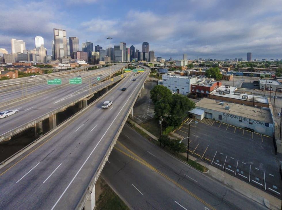 Dallas freeway, I-345
