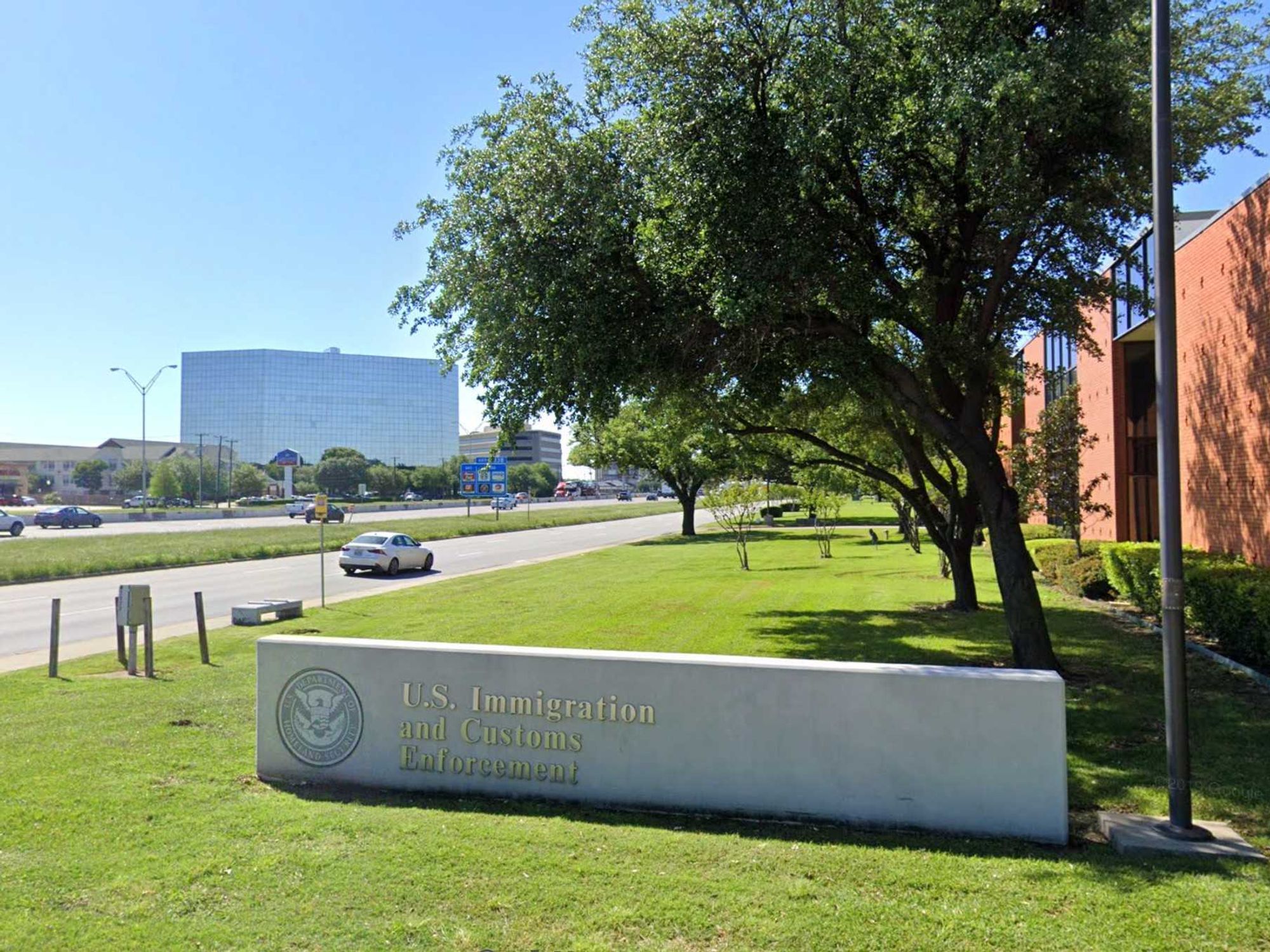 Dallas ICE office North Stemmons Freeway