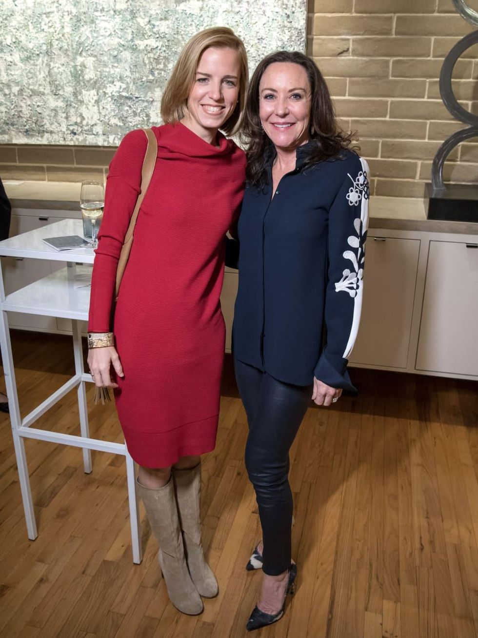 Dallas, LR Art House opening, January 2018, Emily Roosevelt, Amity Gillespie