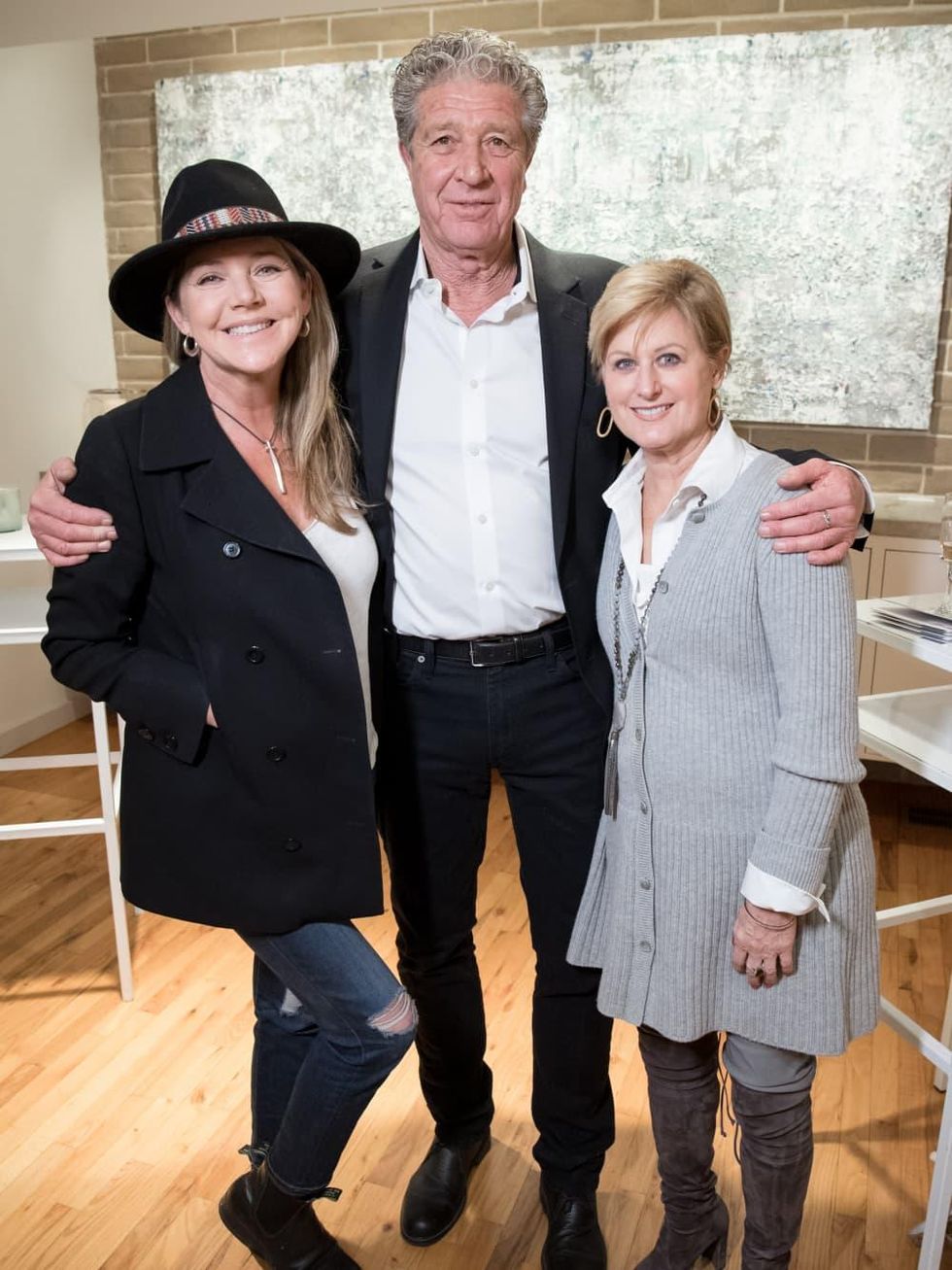 Dallas, LR Art House opening, January 2018, Mary Amons, Brad Hillinger, Kathy Leonard