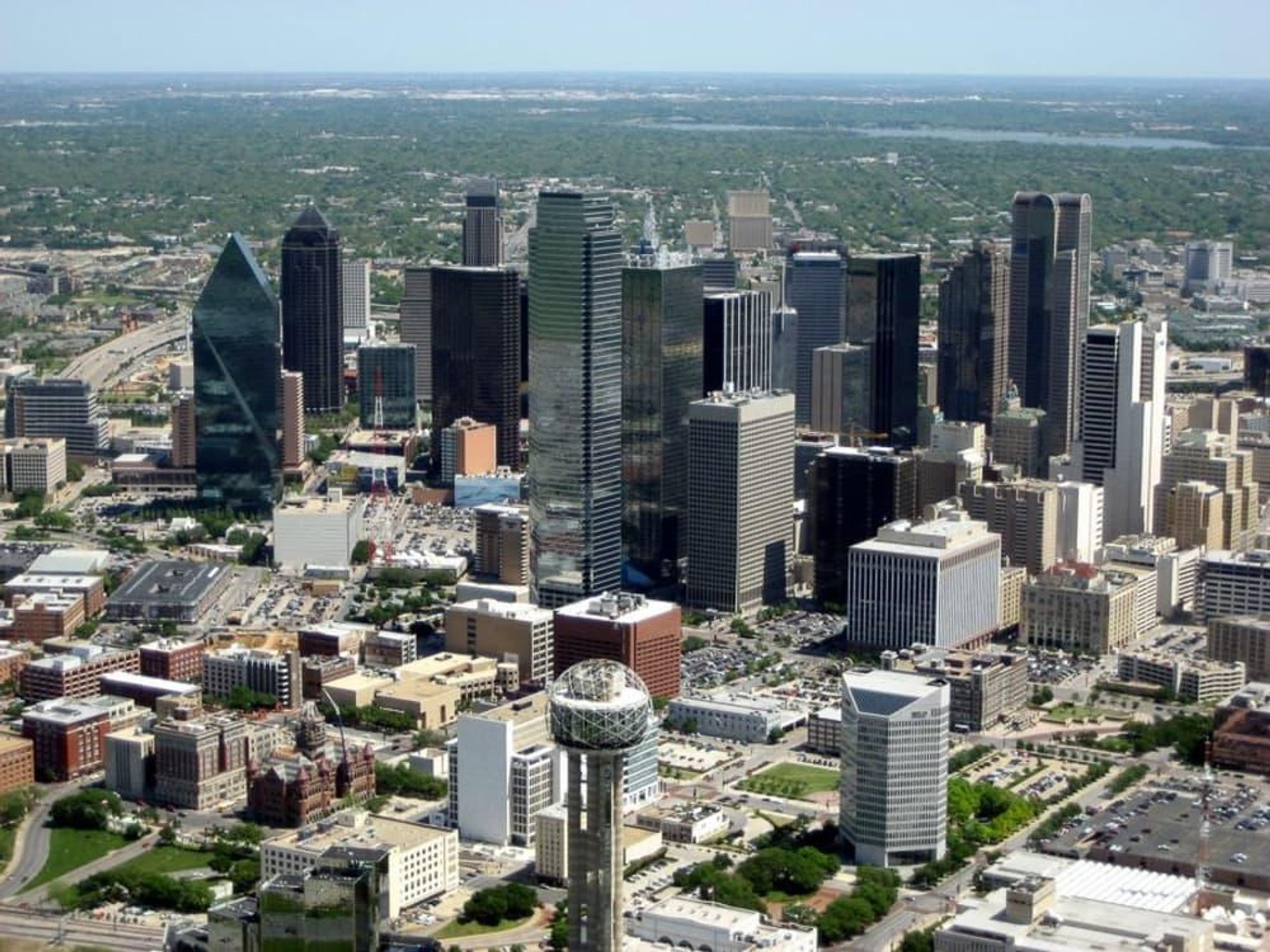 Dallas skyline downtown during day