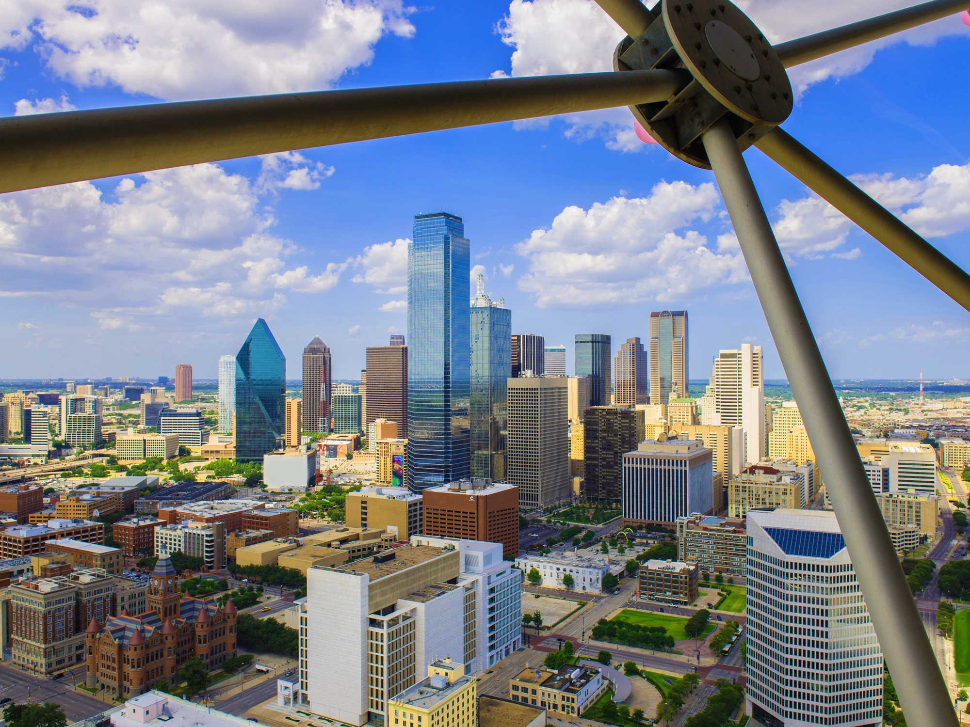 Dallas skyline from Reunion Tower