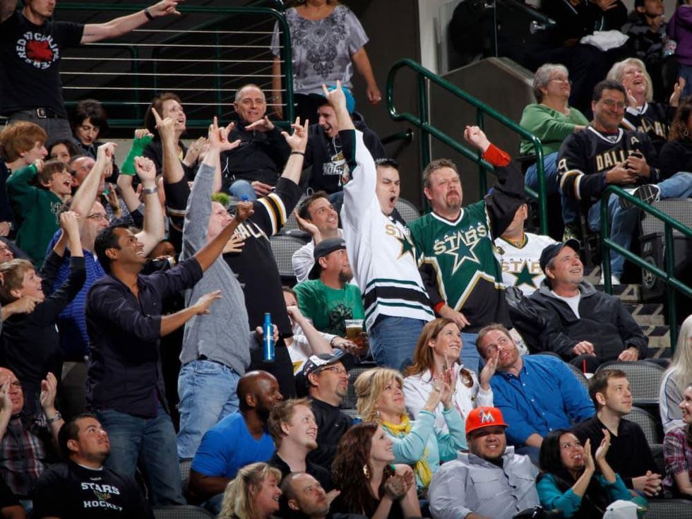 Dallas Stars fans