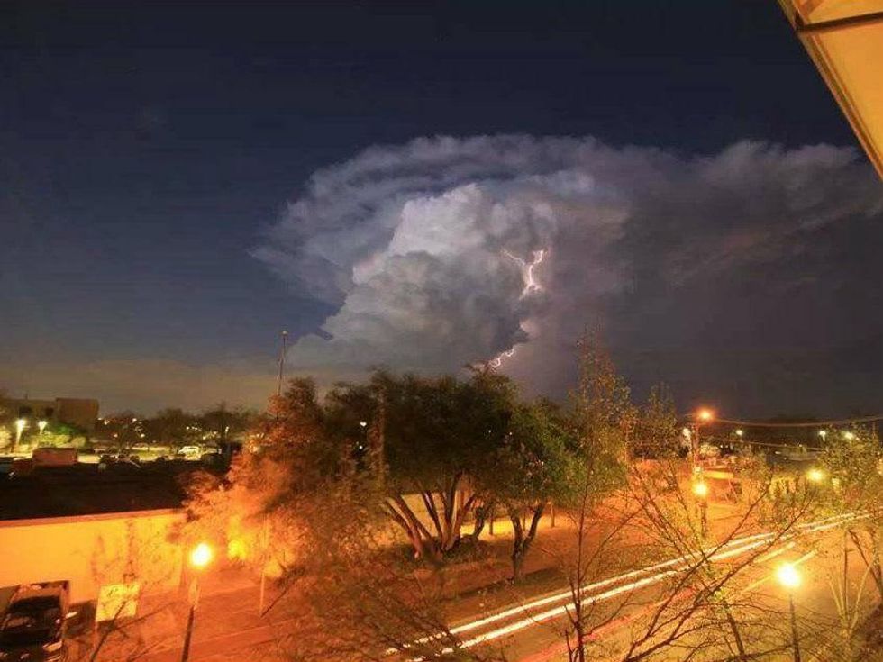 Dallas thunderhead cloud
