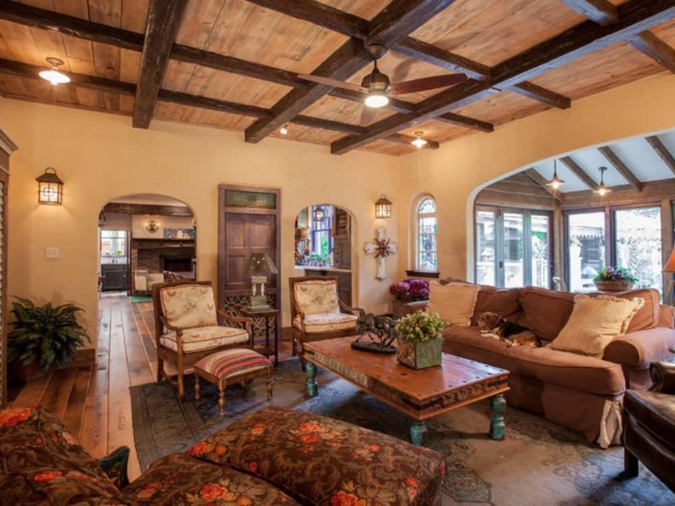 Dallas University Park home Houzz tour living room