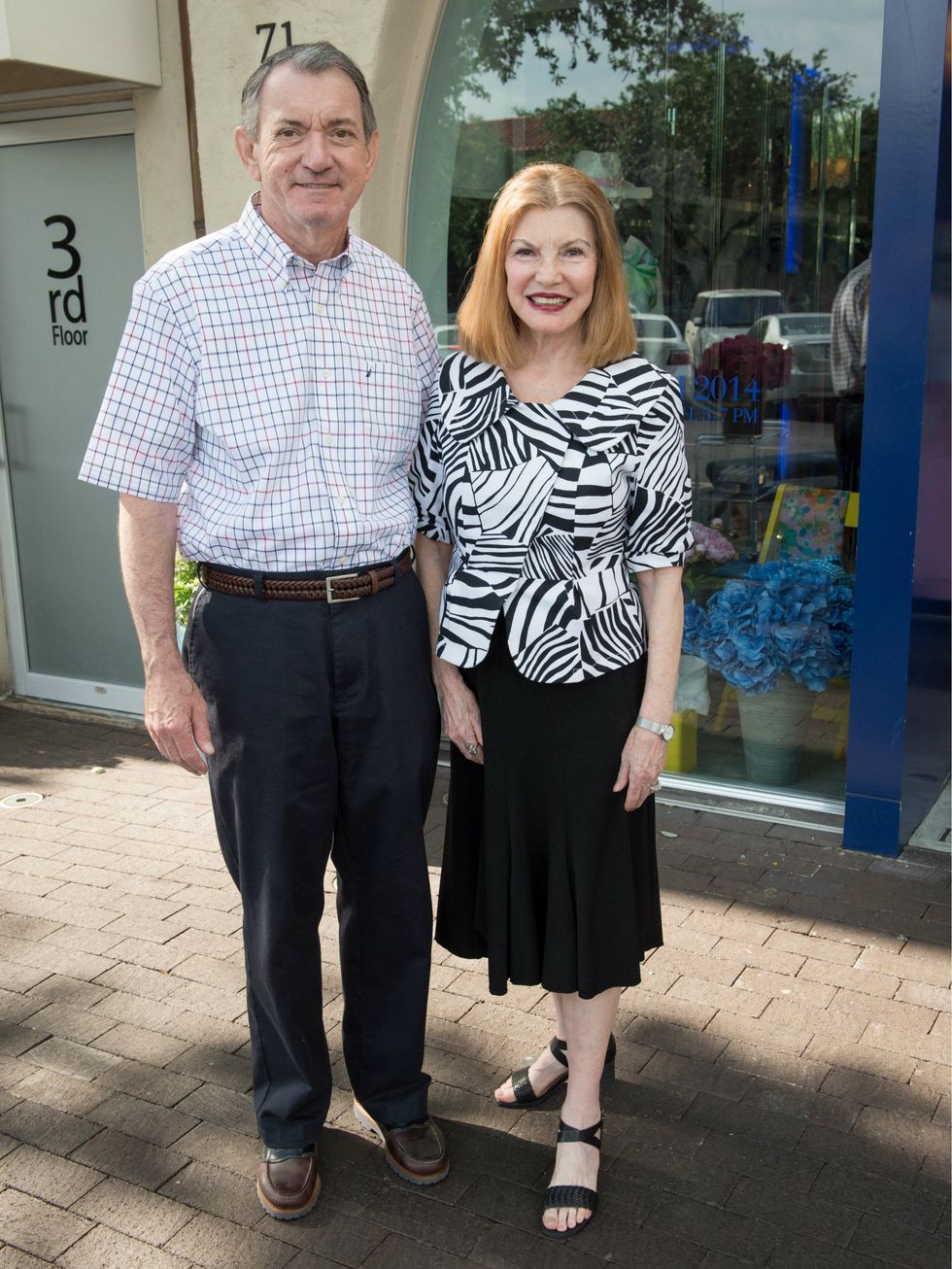 Dan and Gloria Burrows, art in bloom