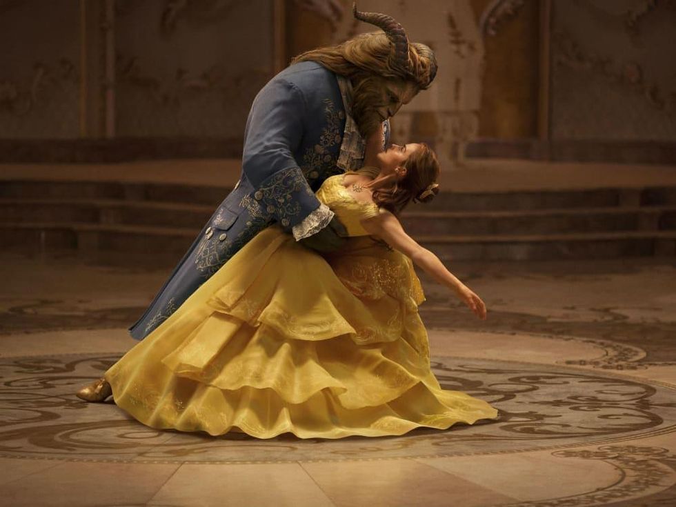 Dan Stevens and Emma Watson in Beauty and the Beast