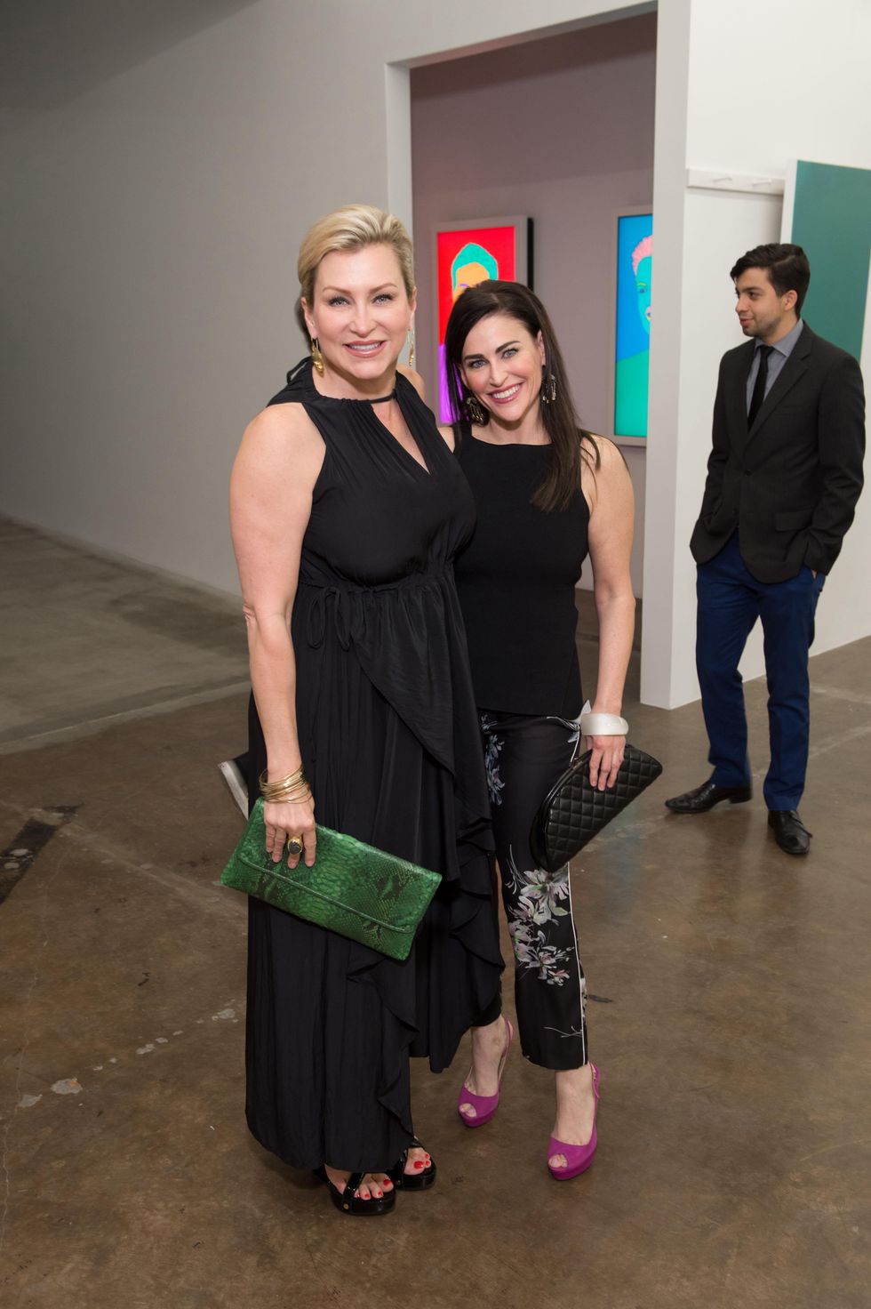 Dana Vidal, Stacy Girard at Dan Rees Opening Reception