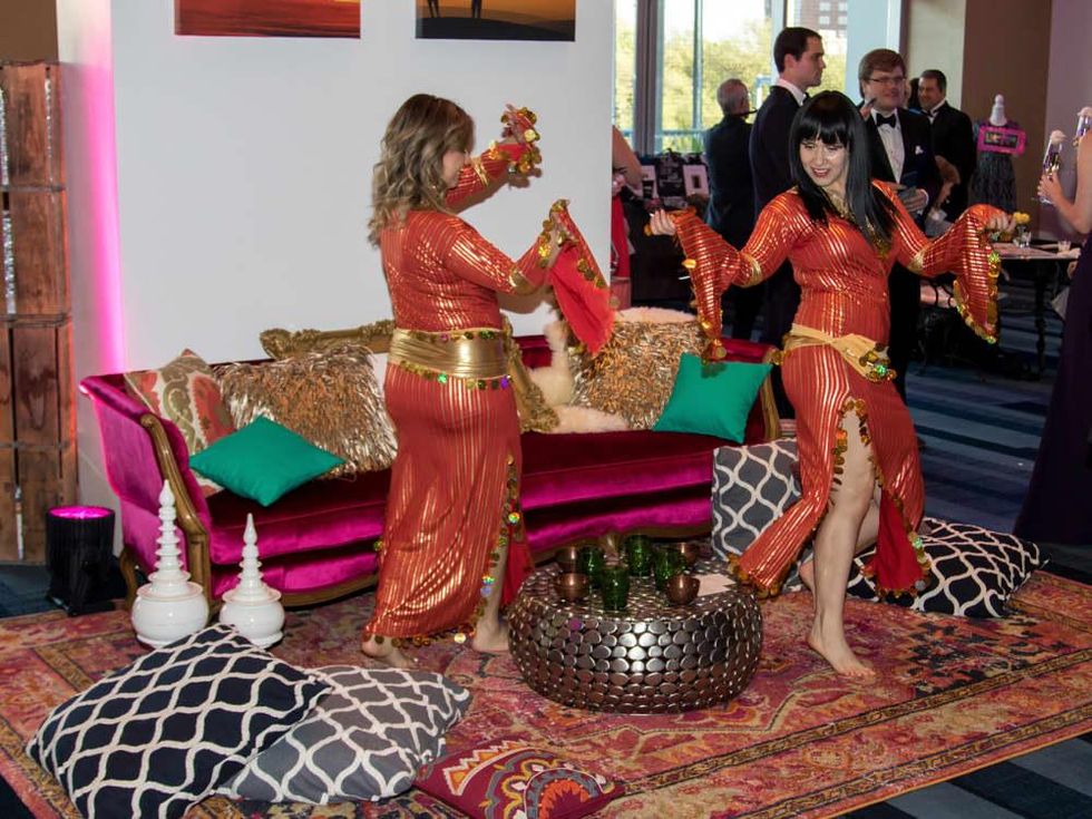 Dancers at Yellow Rose Gala 2017