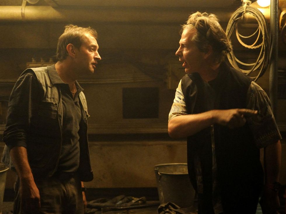 Daniel Ryan and Ben Mendelsohn in Black Sea