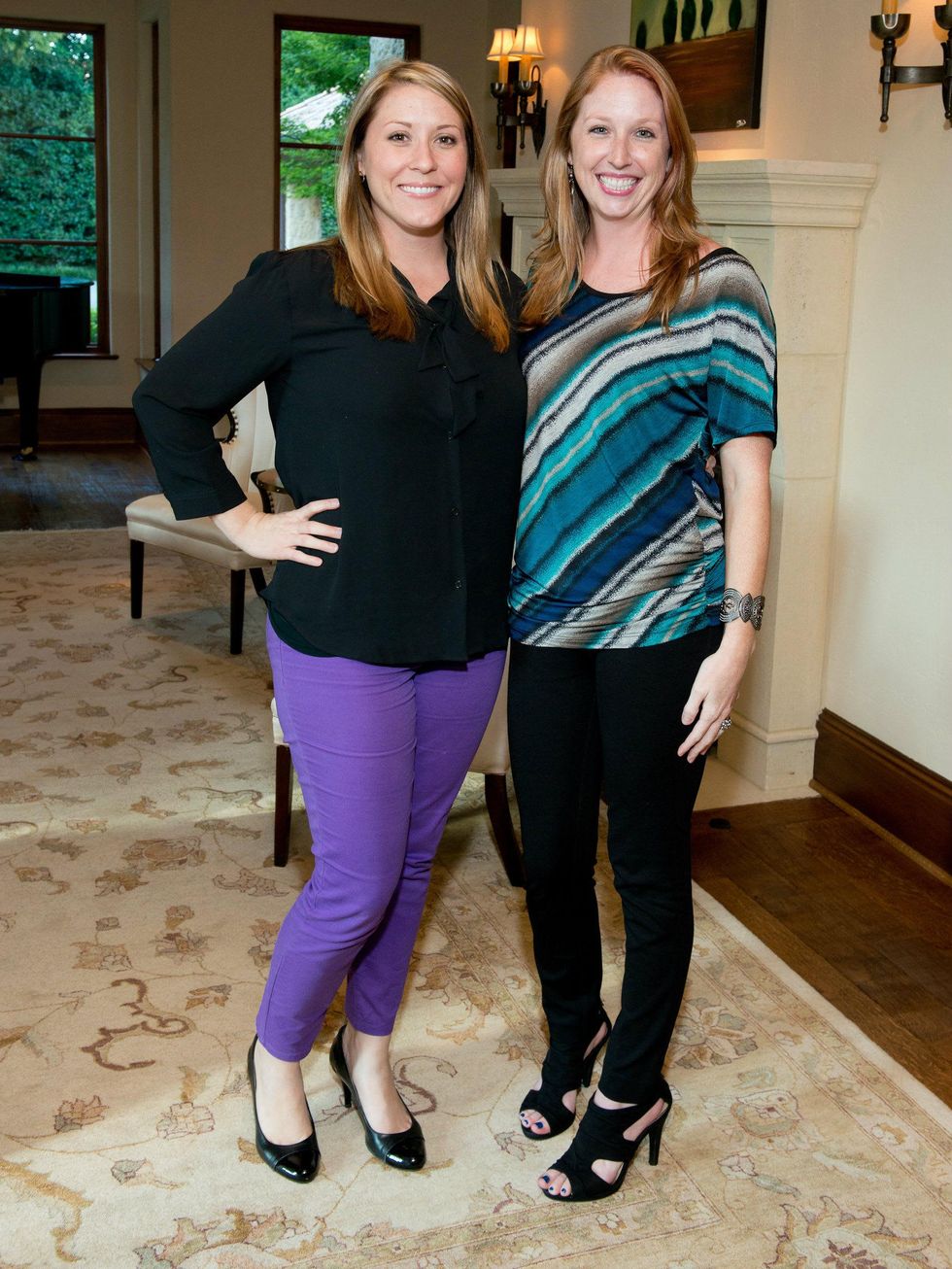 Danielle Rickets and Aimee Fisher, both of Alliance Data