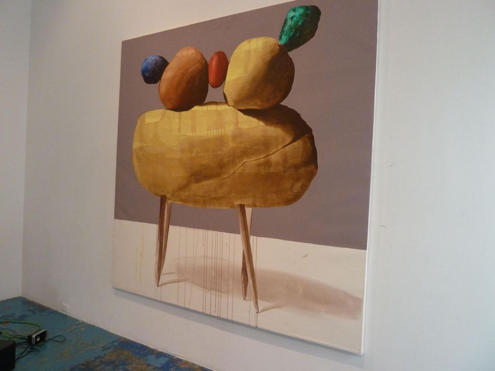 "Danza" By CentralTrak visiting-artist Michel \u201cEl Pollo\u201d Perez from Cuba