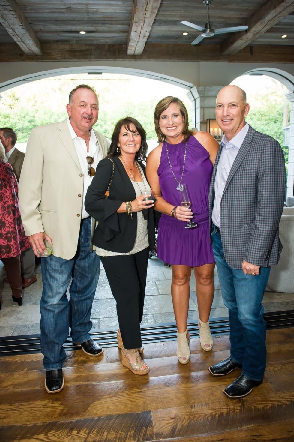 Daren and Angela Lesley, April Anthony & Mark Anthony, United Way fundraiser