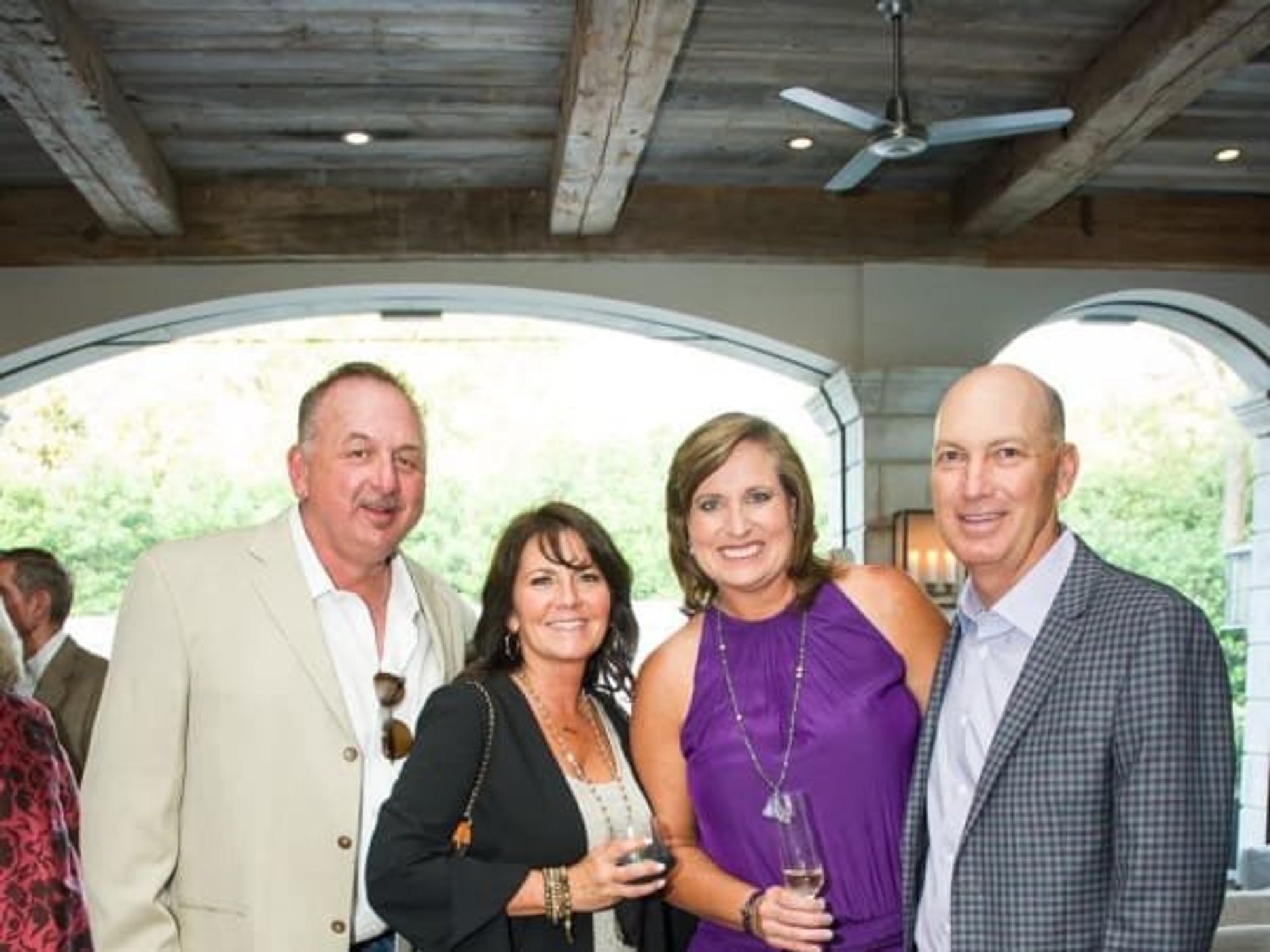 Daren and Angela Lesley, April Anthony & Mark Anthony, United Way fundraiser