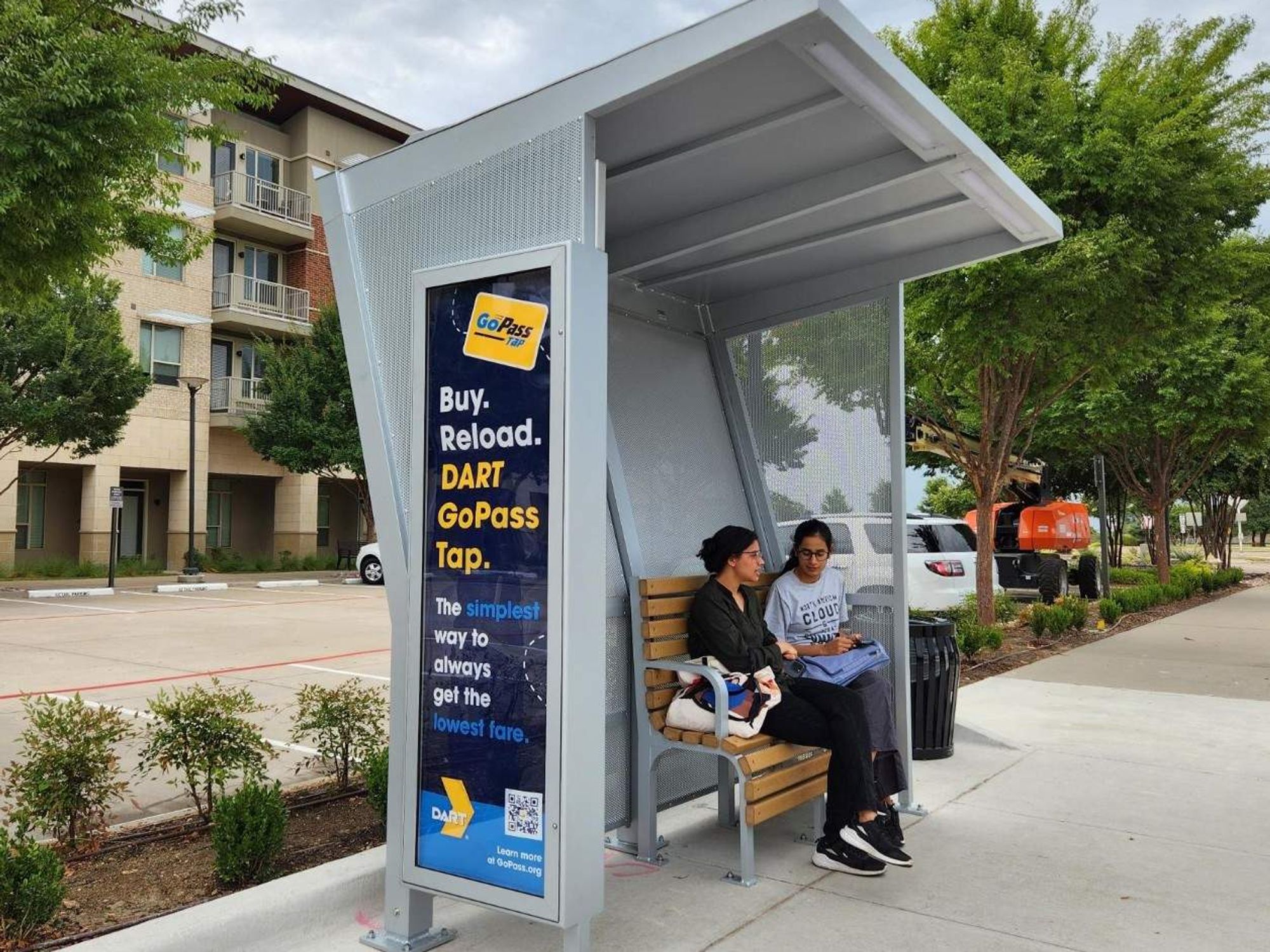 DART bus shelter