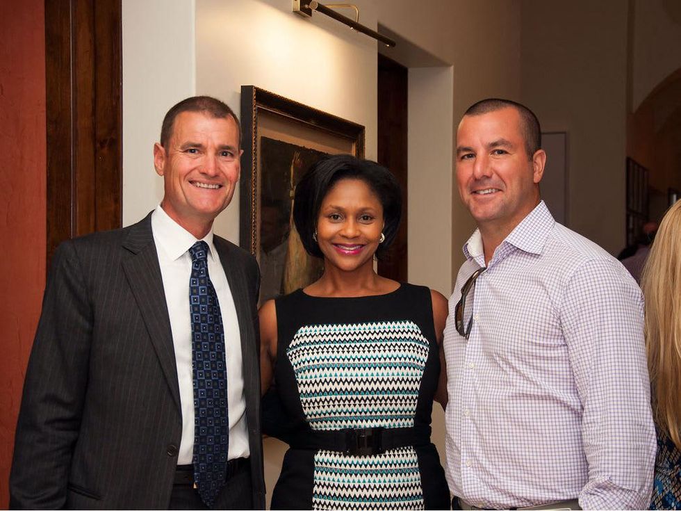 Dave Brown, Michelle Newsom, Marty Turco, After School All Stars event