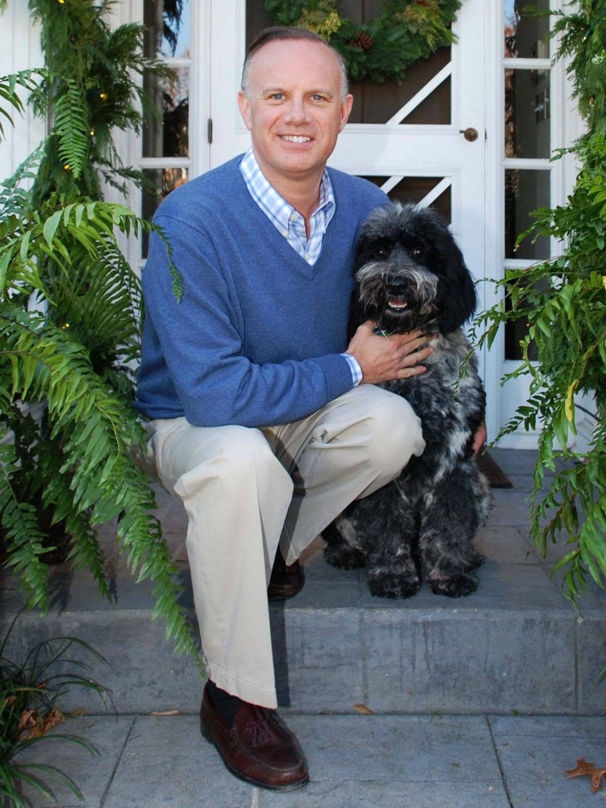 Dave Perry-Miller and his dog Tucker