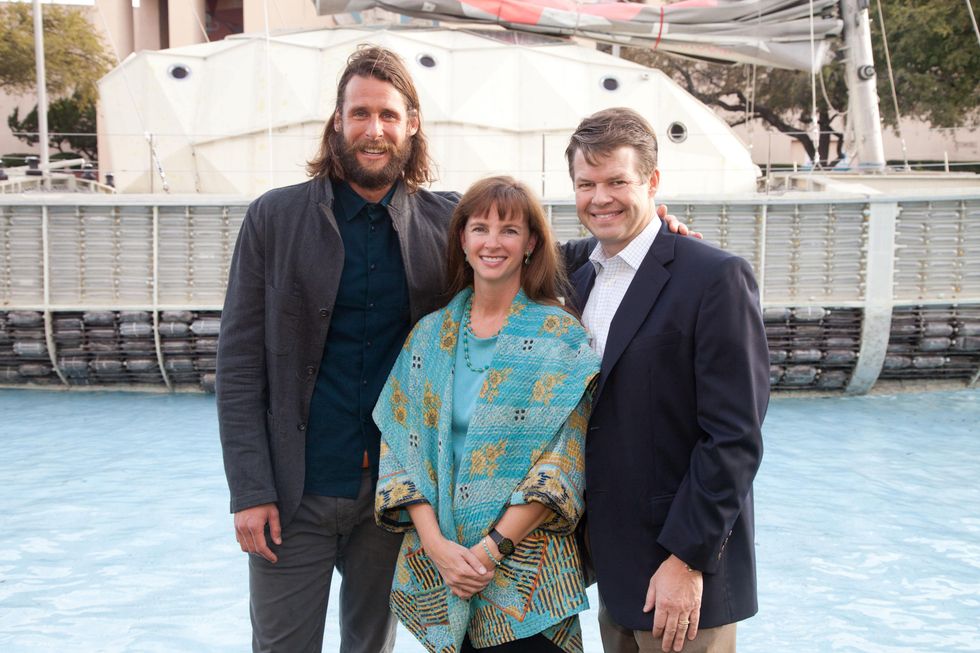 David de Rothschild, Stephanie Hunt, Hunter Hunt