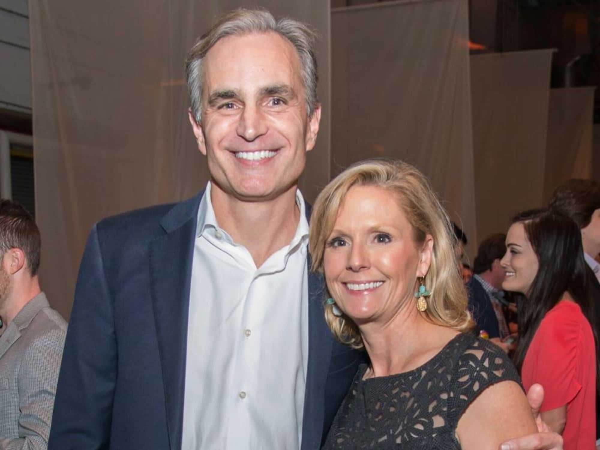 David Gow, Audrey Gow at Big Texas Party, horizontal photo