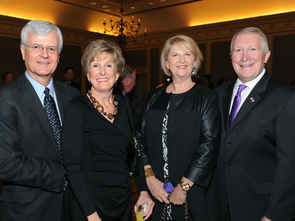 David Jacobs, Cher Jacobs, Becky Powell, Scott Wilson, board chair, the senior source