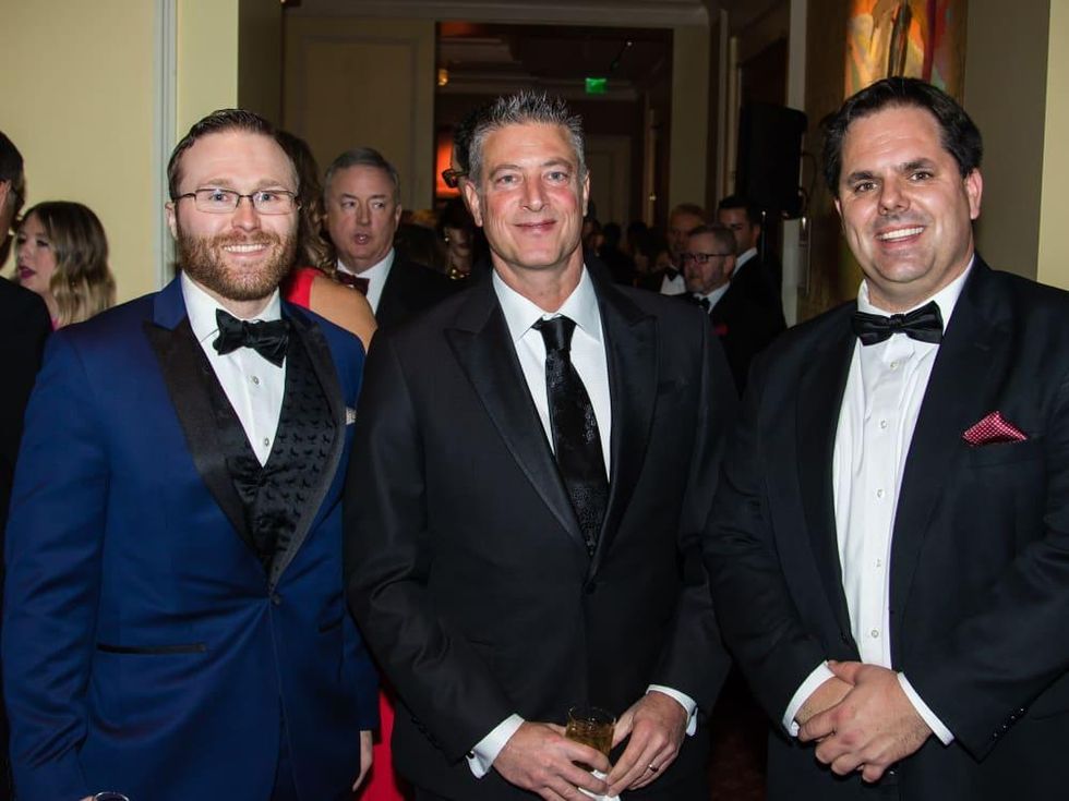 David McAdams, Jeremy Lock, Mike Heaton, Unicef gala 2018