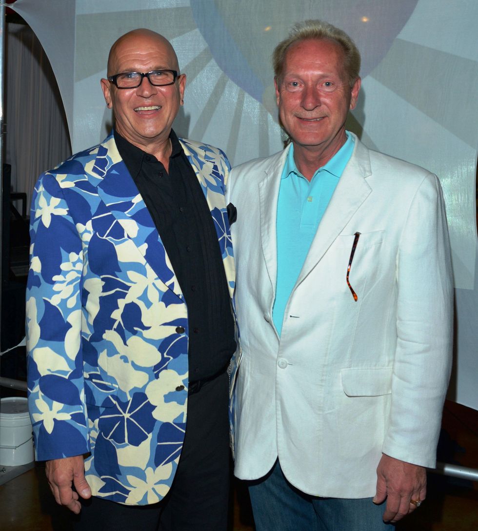 David Nelson and Dennis Kershner at No Tie Dinner & Dessert Party
