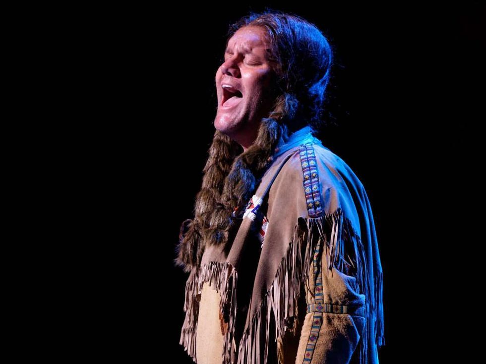 David Phelps in Lyric Stage's Quanah