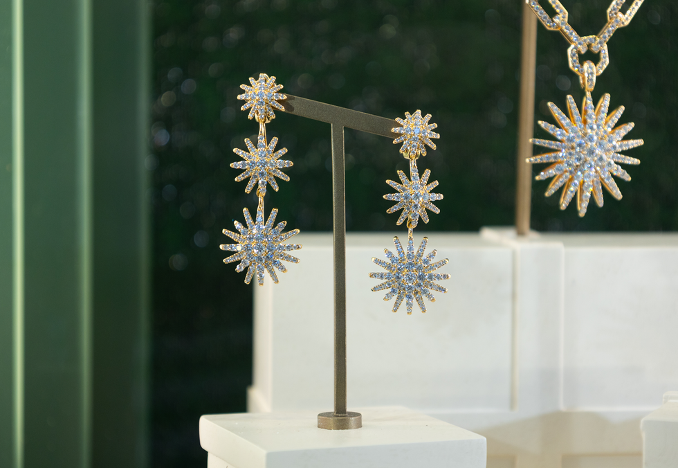 David Yurman starburst earrings