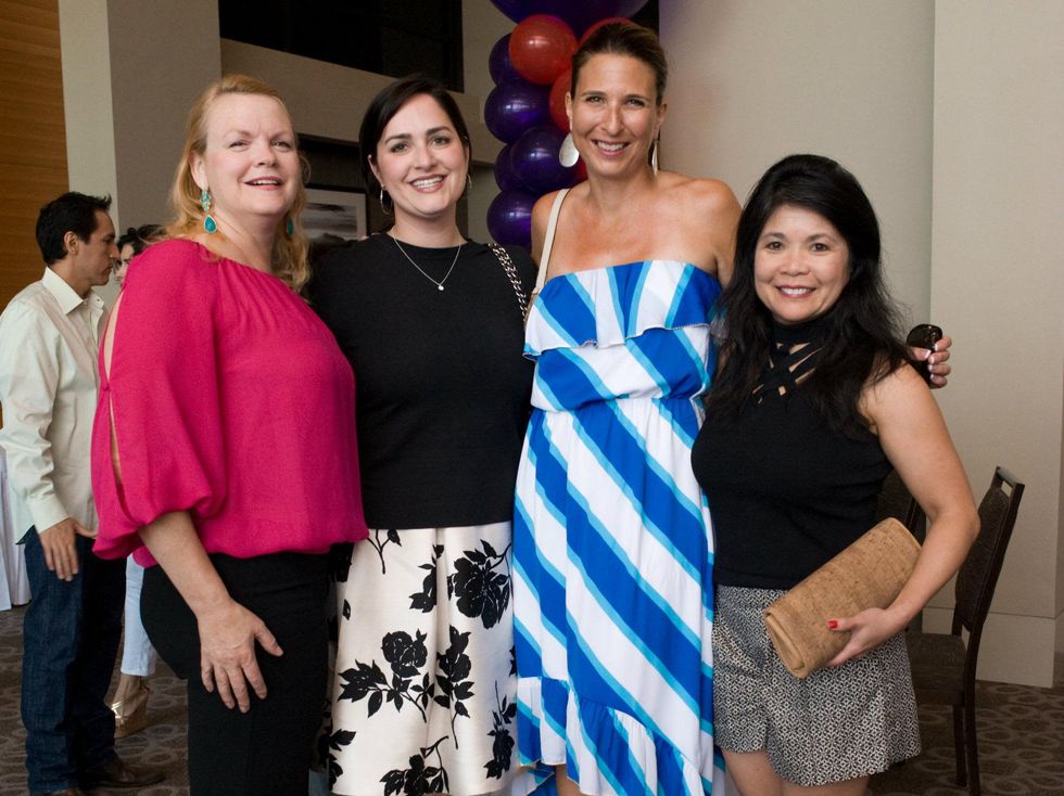 Dawn Spalding, Kathryn Henry, Diana Hamilton, Nancy Gopez, Partners Card Kickoff