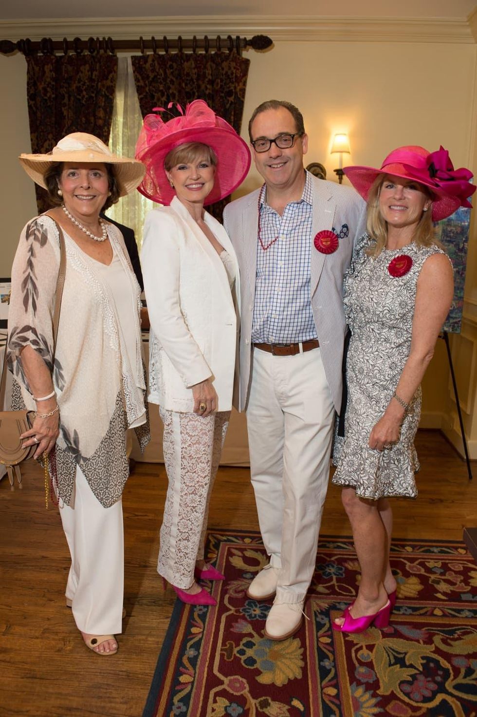 Day at the Races 2018, Neddie Lynn, Donna Weitzman, Marshall Mills and Becky Mills