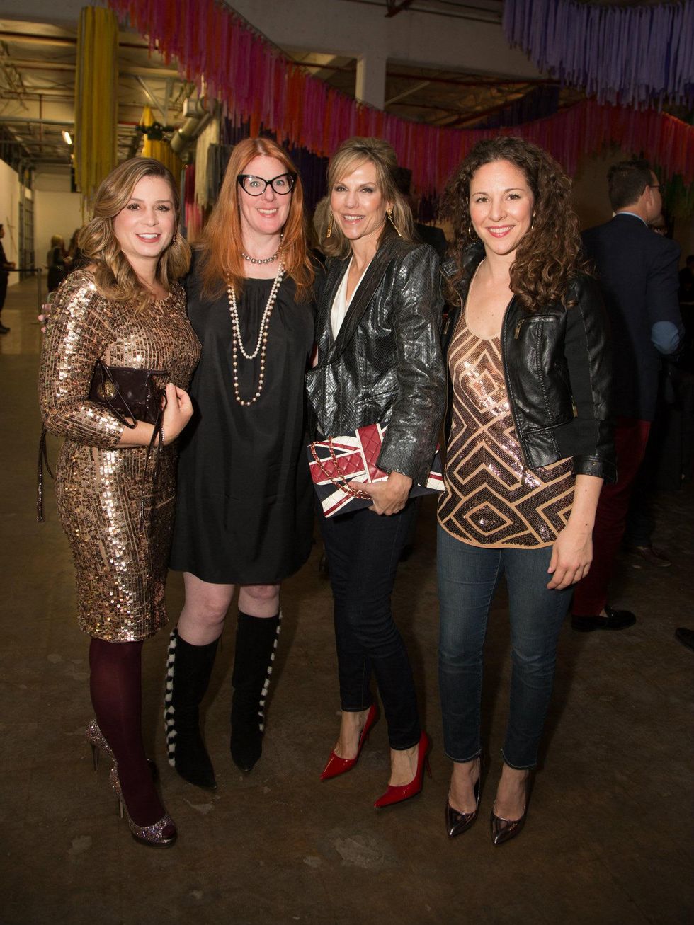 Deanna Johnson, Anne Stodghill, Joyce Goss, Erin Cluley, dallas contemporary alive for 35