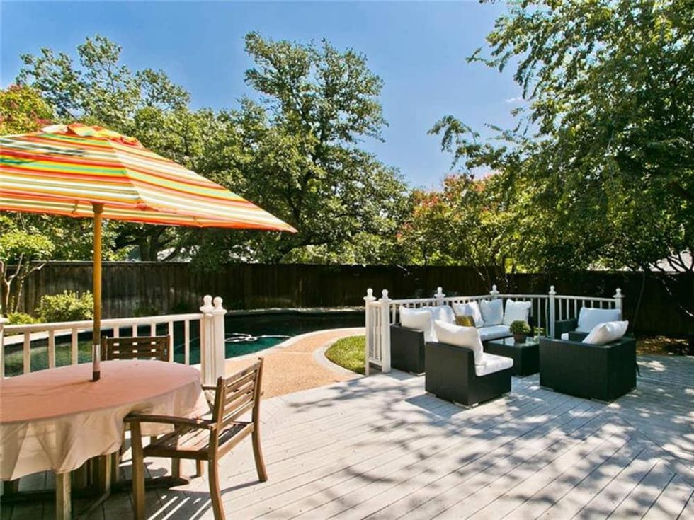 Deck at 9722 Boedecker in Dallas.