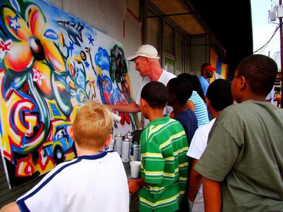 Deep Ellum muralist Frank Campagna