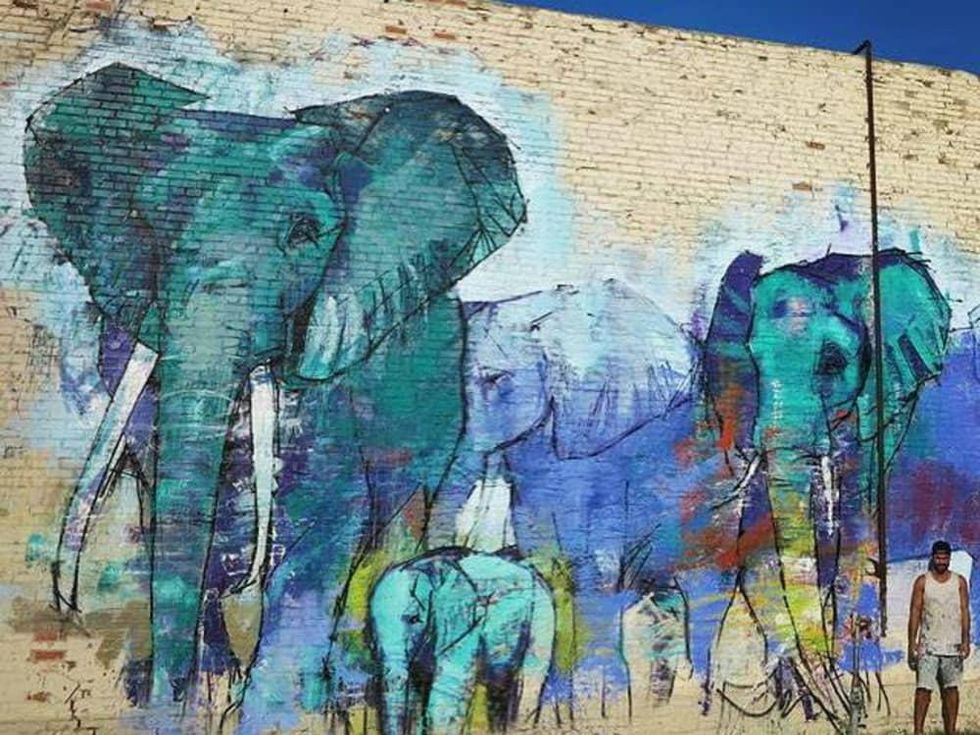Deep Ellumphants mural