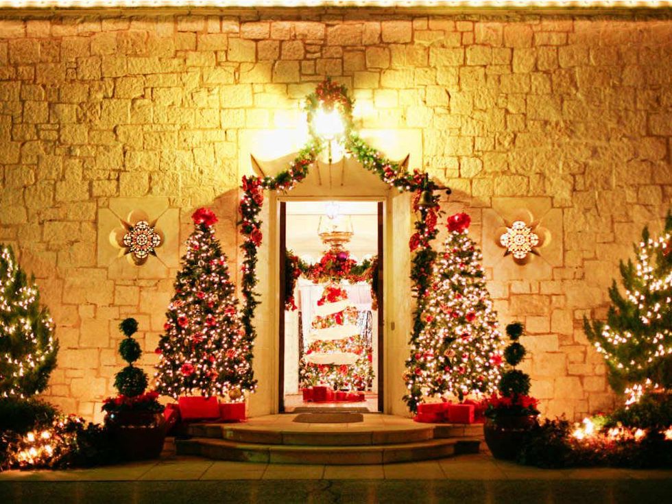 DeGolyer Mansion at Holiday at the Arboretum