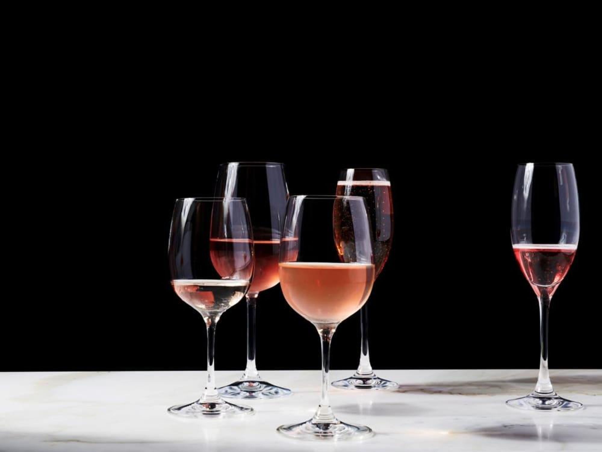 Del Frisco's War of the Rosés wine