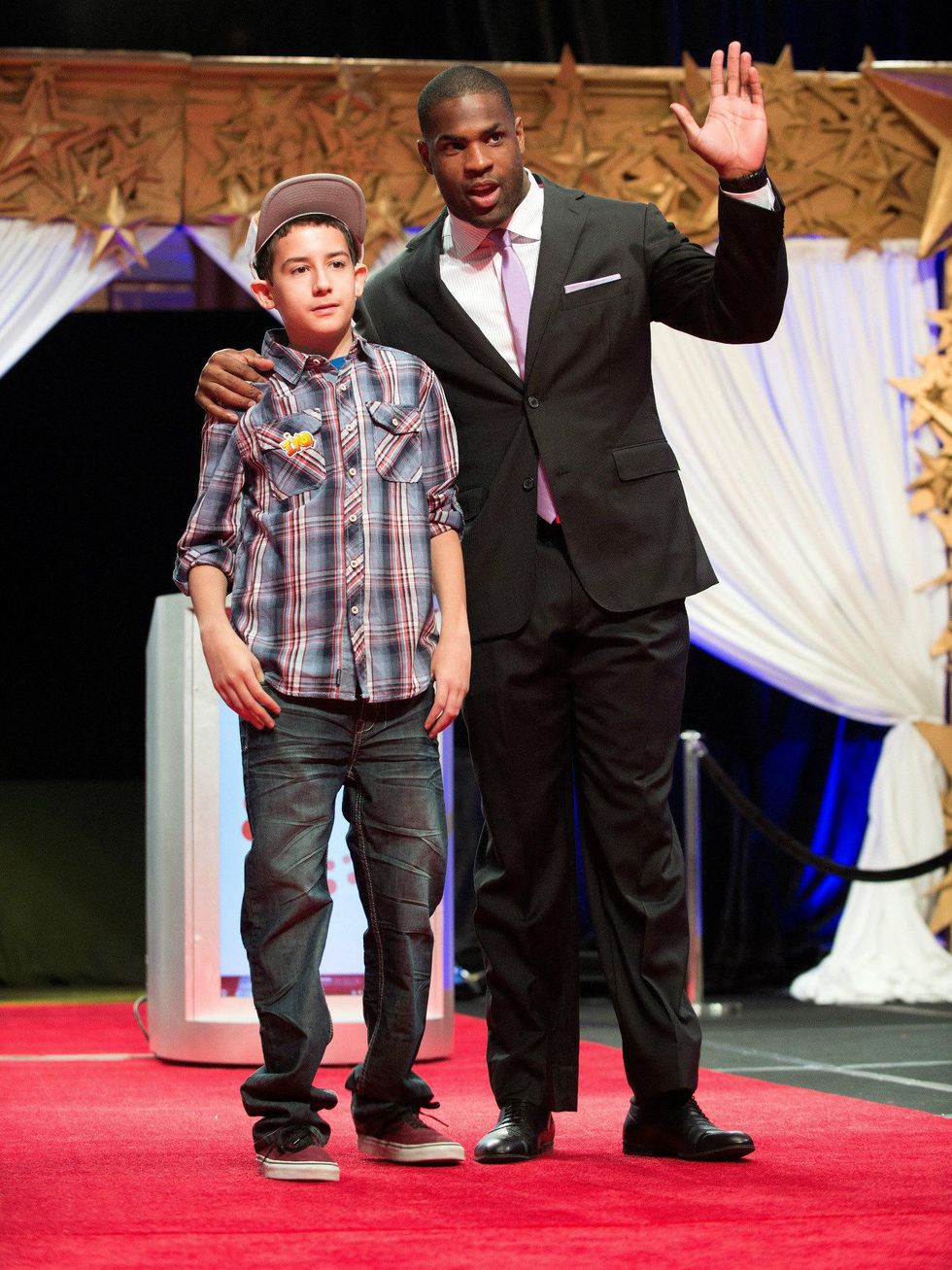 DeMarco Murray and Bruno Lins De Almeida, childrens cancer fund luncheon