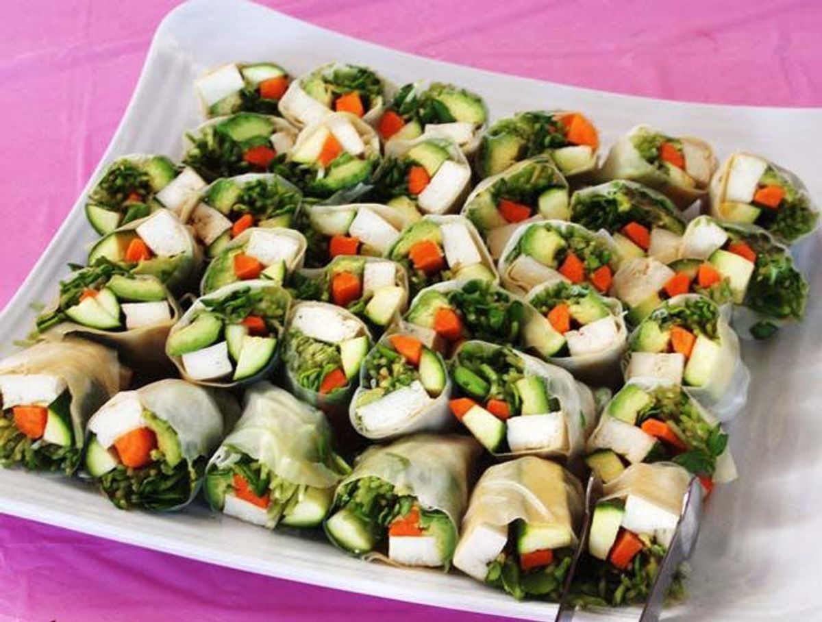 Denton Cooperative spring rolls. - CultureMap Dallas
