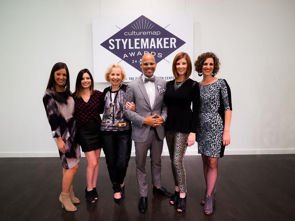 Diana Oates, Stephanie Quadri, Yvonne Crum, Jackson, Cynthia Smoot, Jennifer Chininis at 2014 CultureMap Stylemaker Awards