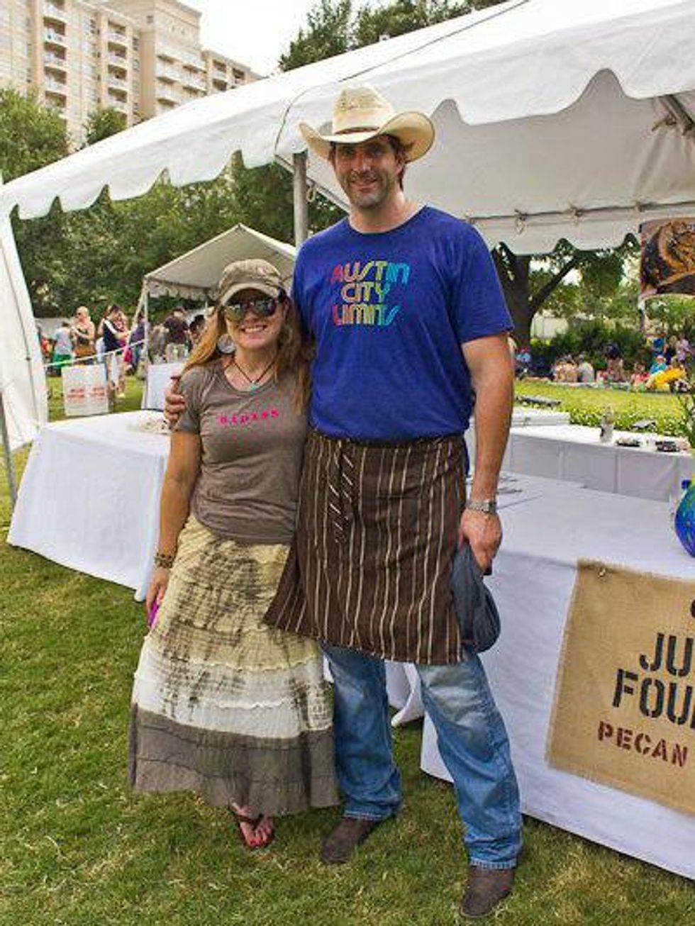 Diane and Justin Fourton at Chefs for Farmers