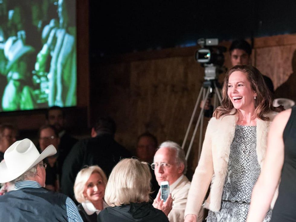 Diane Lane at Lonesome Dove Reunion